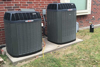 New AC units installed in Wylie, TX.